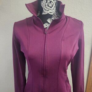 SIZE S EVERYDAY Pink Full Zip Athletic Sweatshirt INVPV1304